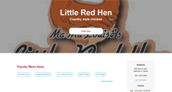Desktop Screenshot of littleredhenglencoe.com